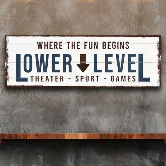 Lower Level Sign III