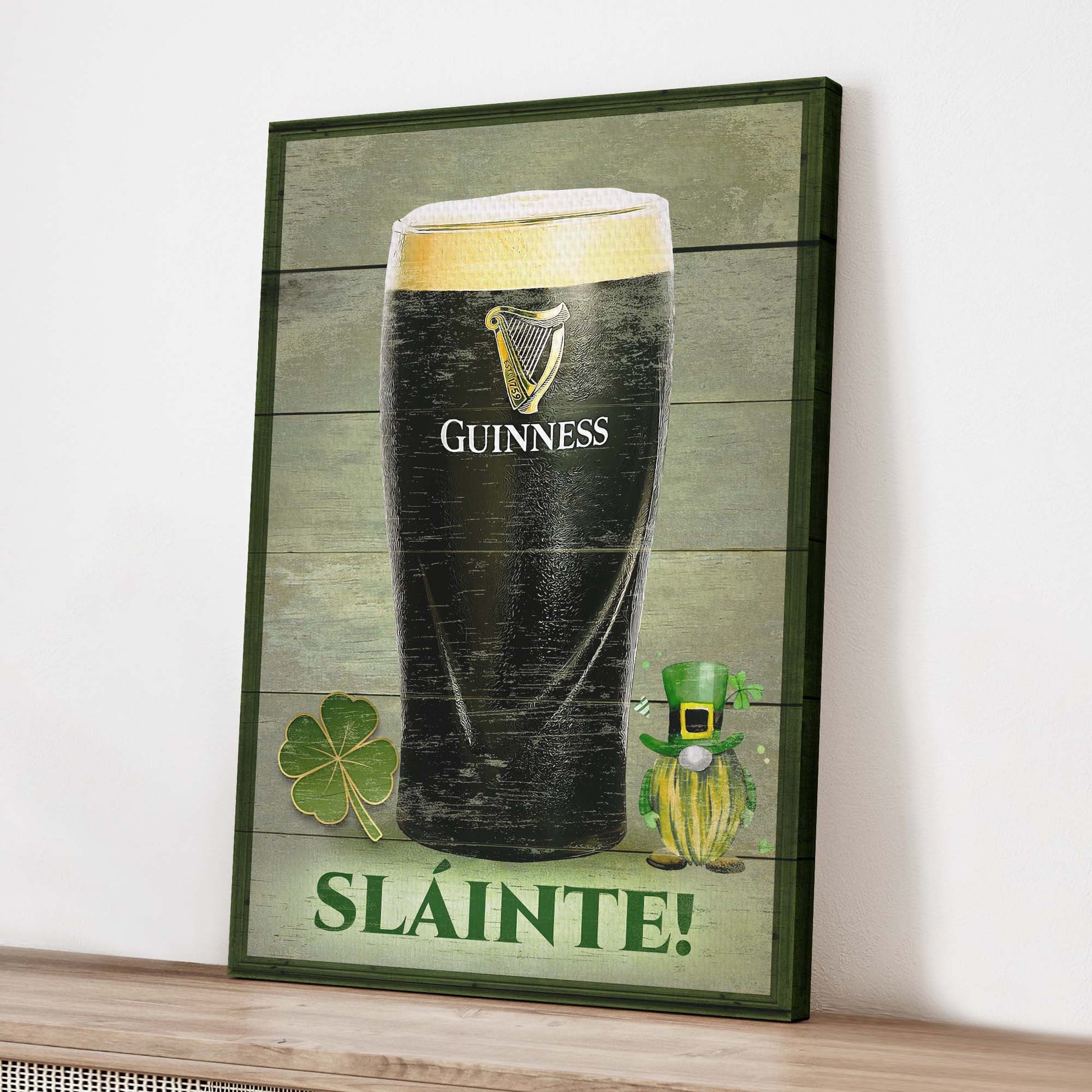 Sláinte! St. Patrick's Day Sign Style 2 - Image by Tailored Canvases