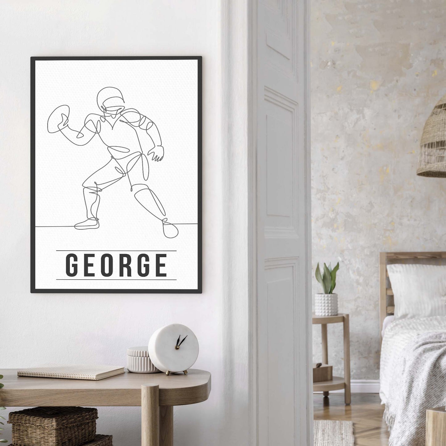 Football Sign IX - Image by Tailored Canvases