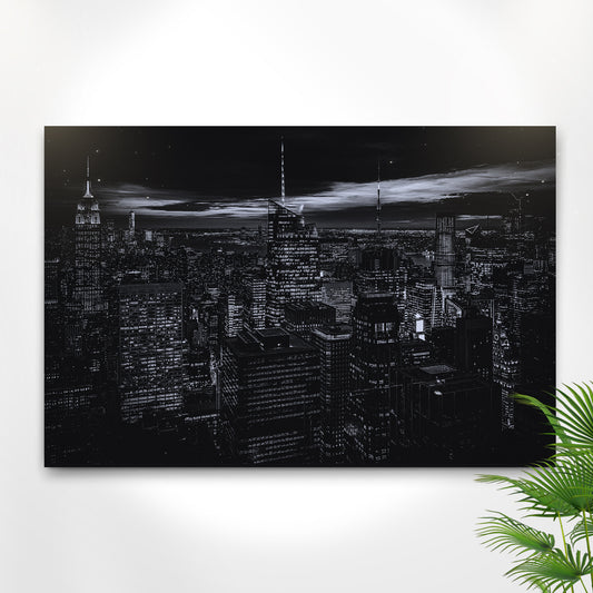 Monochrome New York Canvas Wall Art - Image by Tailored Canvases