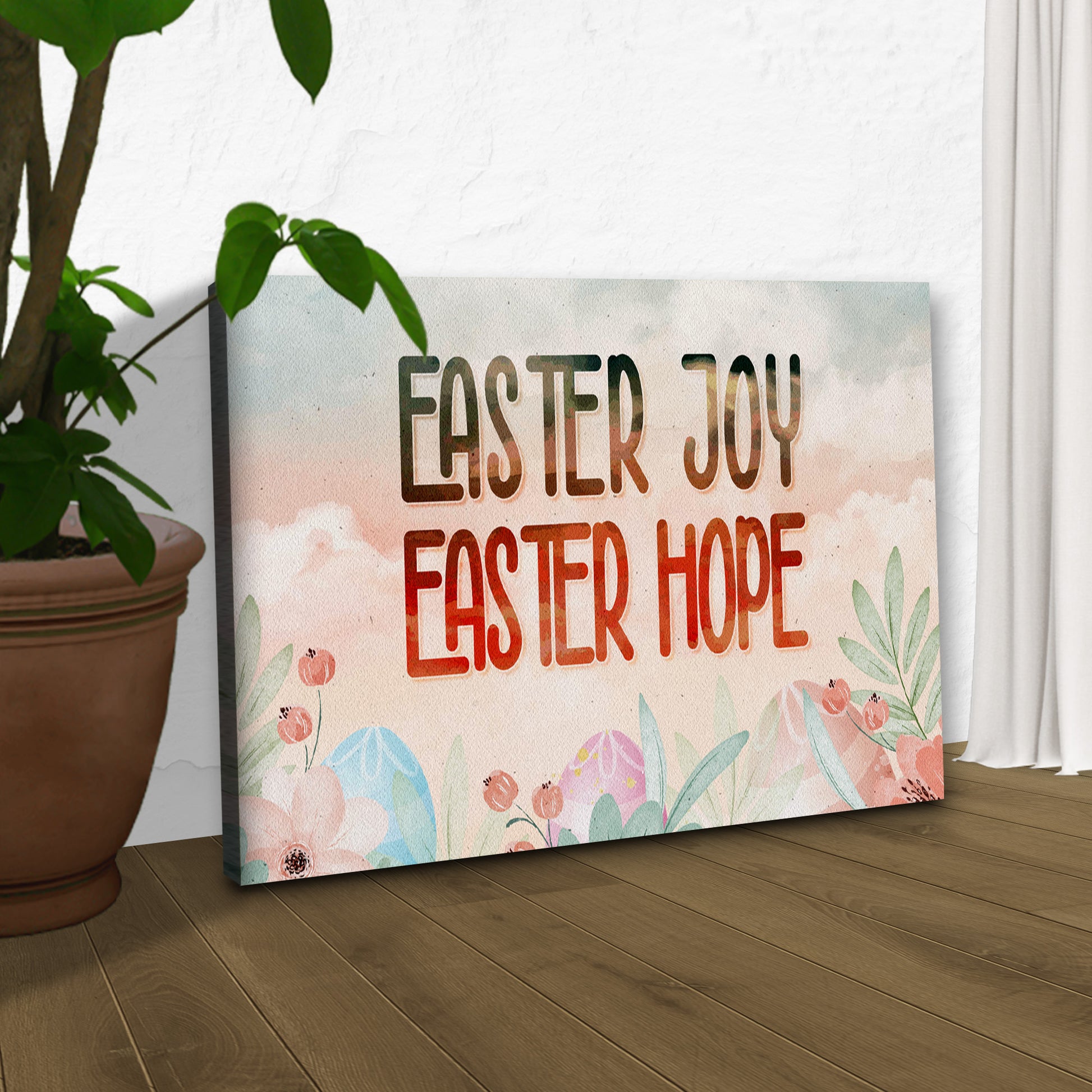 Easter Joy, Easter Hope Sign Style 2 - Image by Tailored Canvases