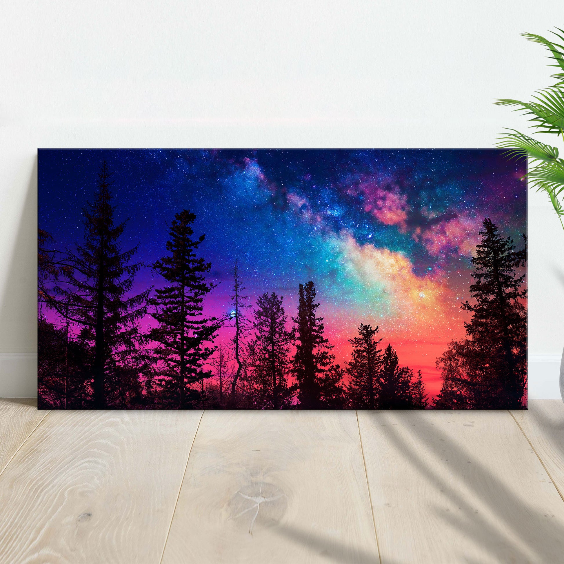 Milky Way At Night Canvas Wall Art - Image by Tailored Canvases