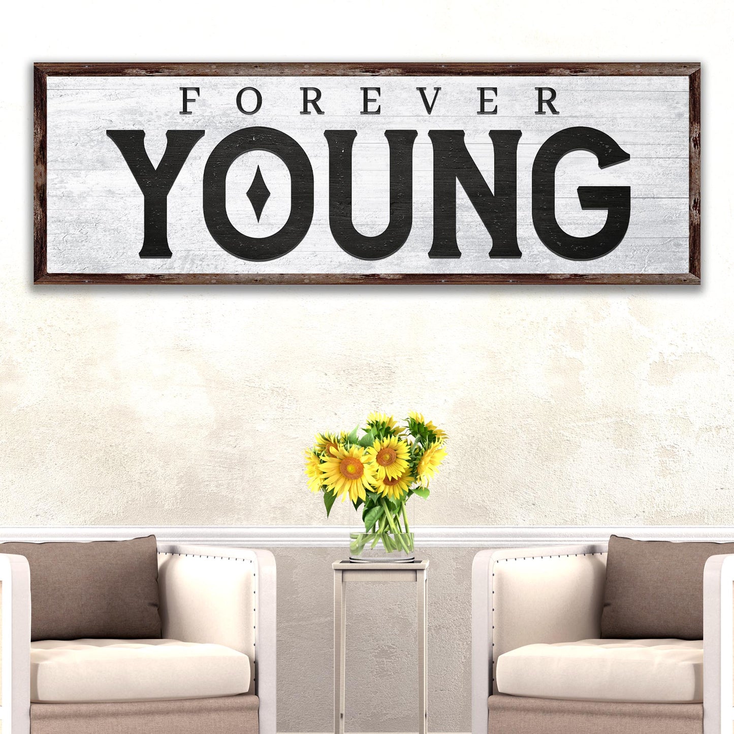Forever Young Sign - Image by Tailored Canvases