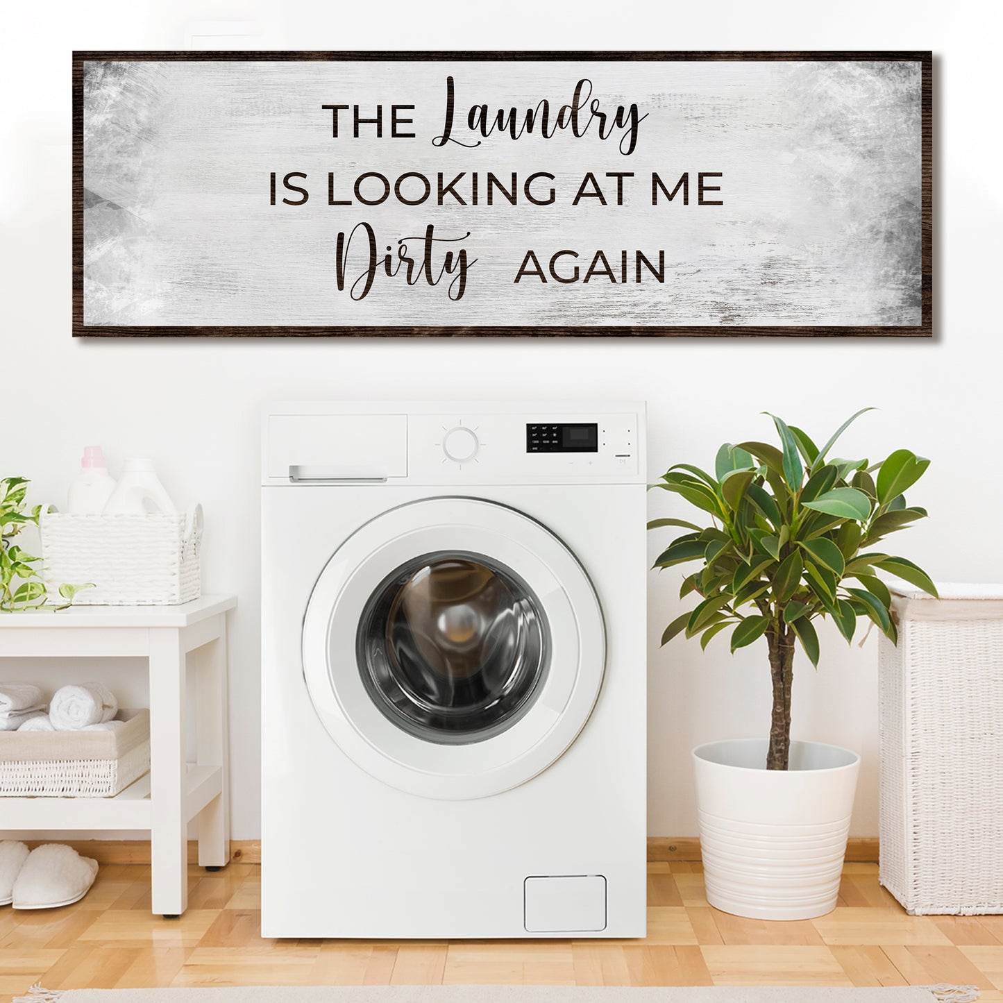 Dirty Laundry Sign II - Image by Tailored Canvases