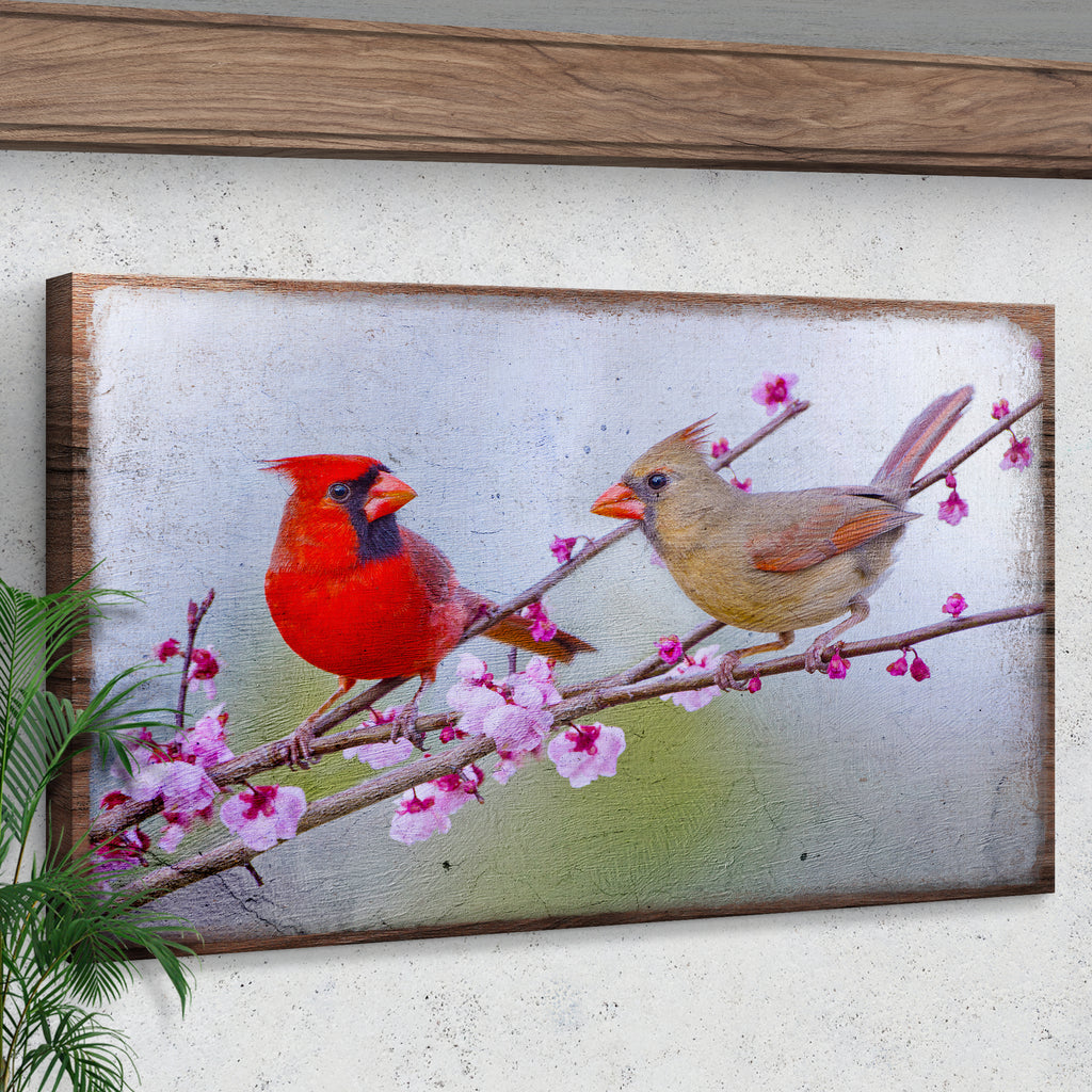 Cardinal Bird Canvas Wall Art by Tailored Canvases