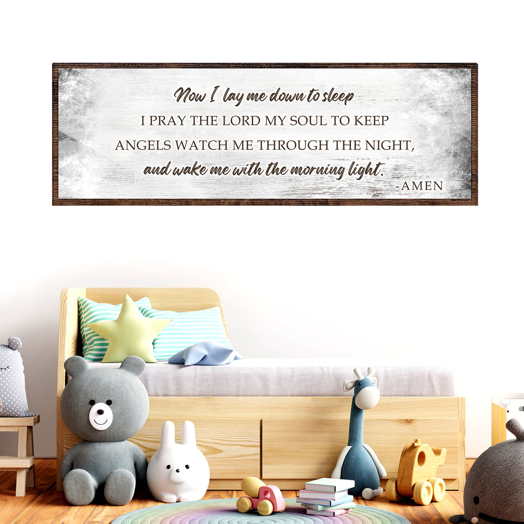 A Child's Prayer Sign by Tailored Canvases