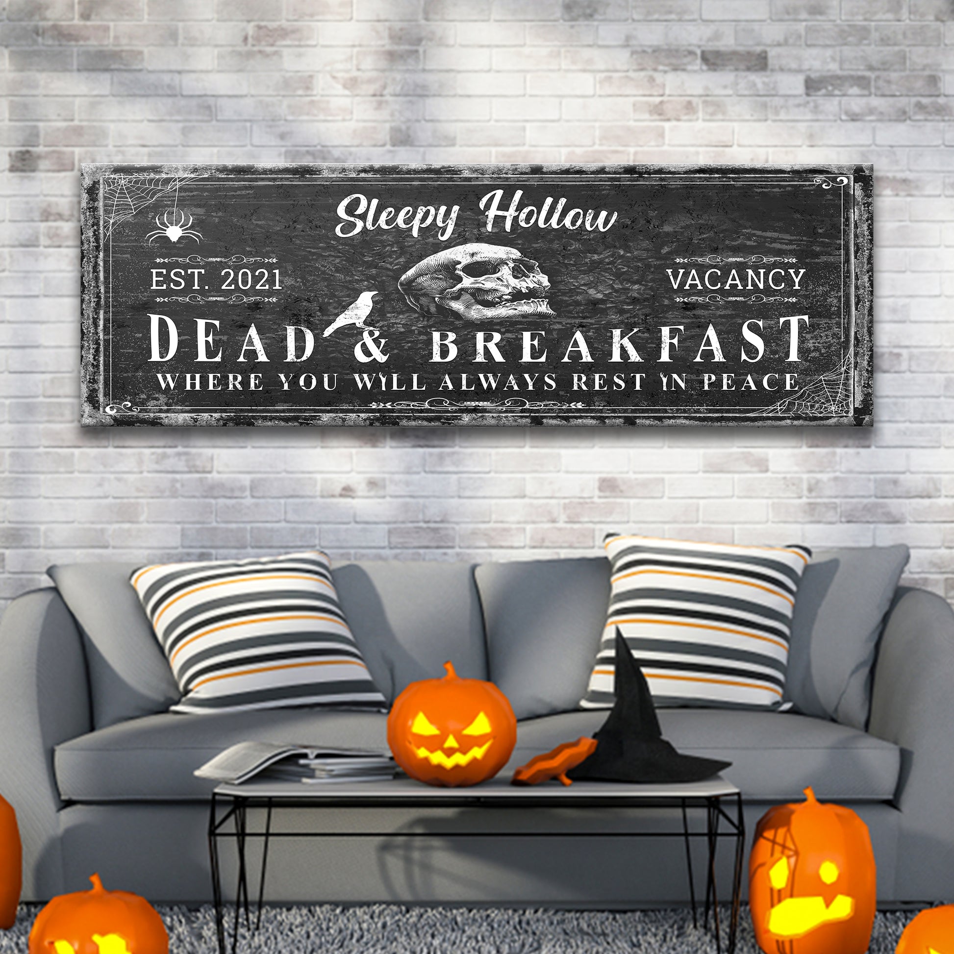 Sleepy Hollow Sign - Image by Tailored Canvases