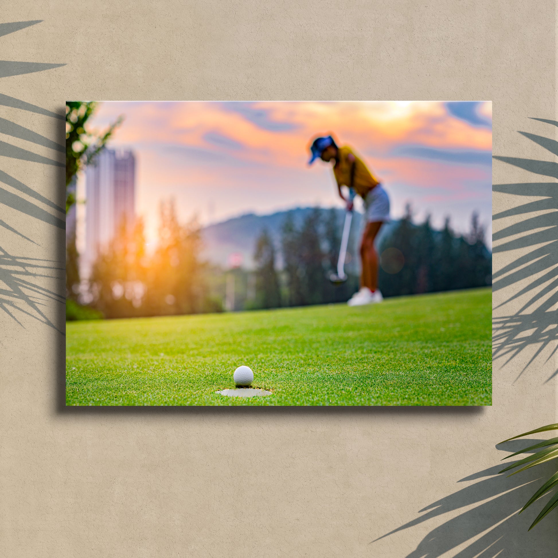 Golf Ball Strike Canvas Wall Art - Image by Tailored Canvases
