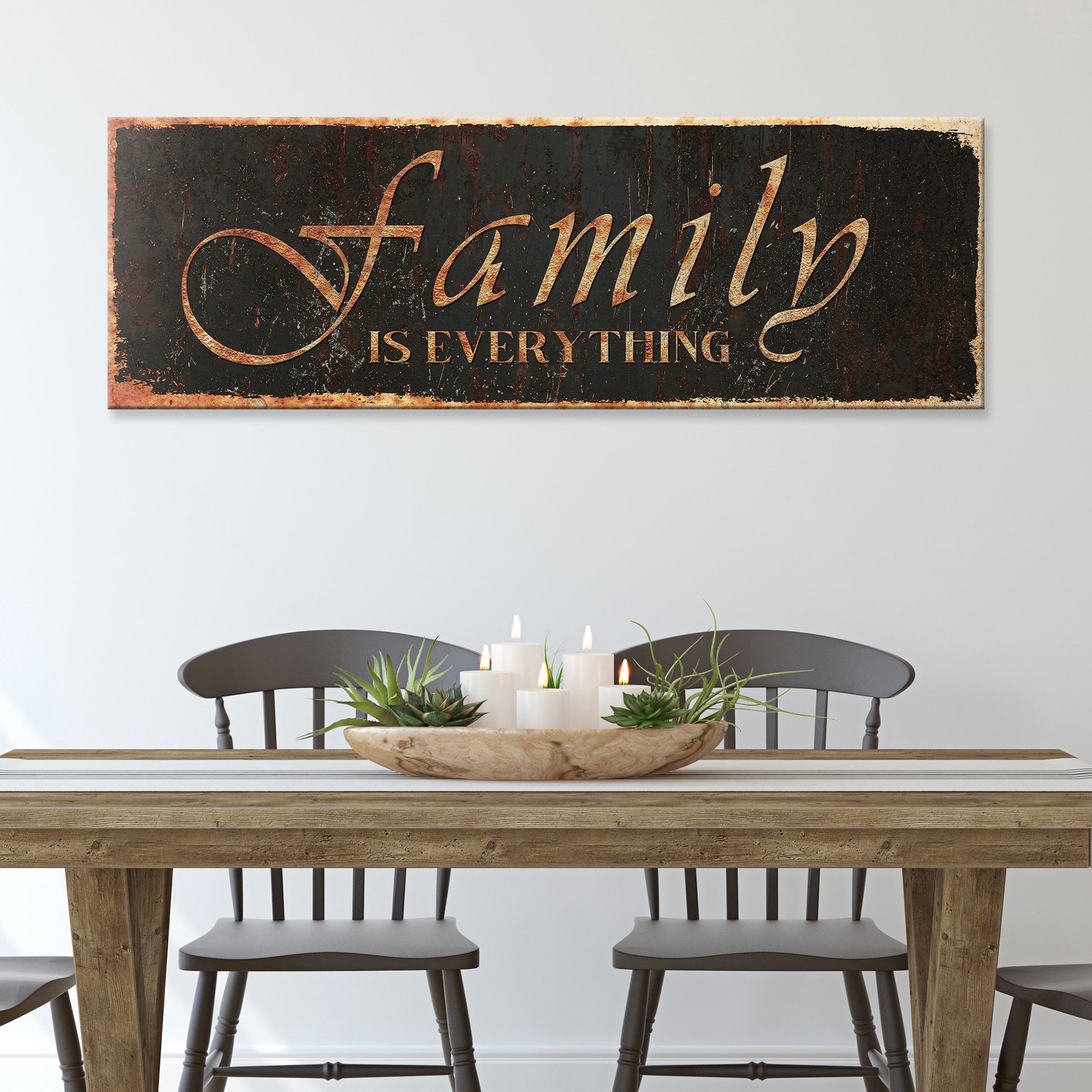 Family Is Everything Sign II Style 1 - Image by Tailored Canvases