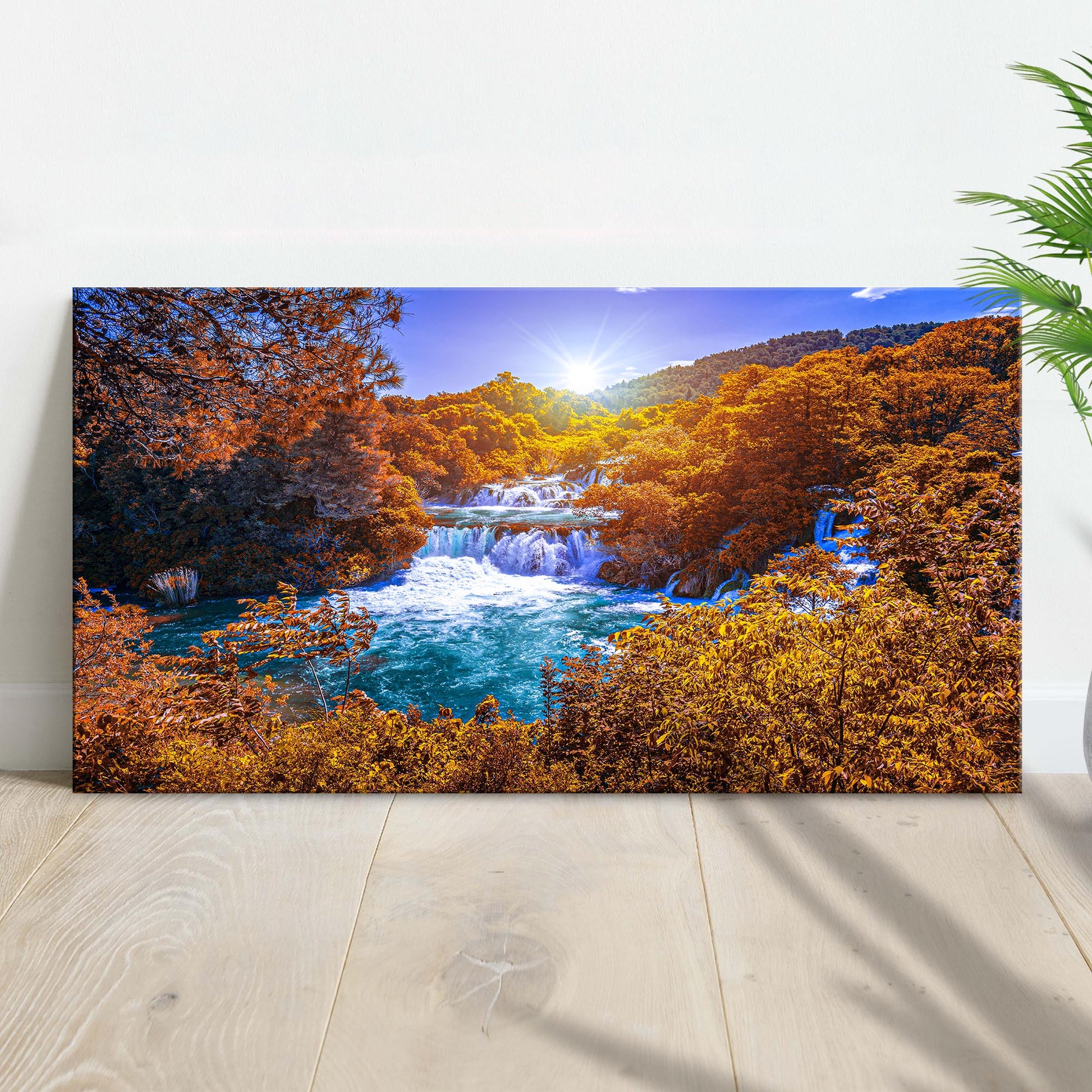 National Park In Autumn Canvas Wall Art - Image by Tailored Canvases