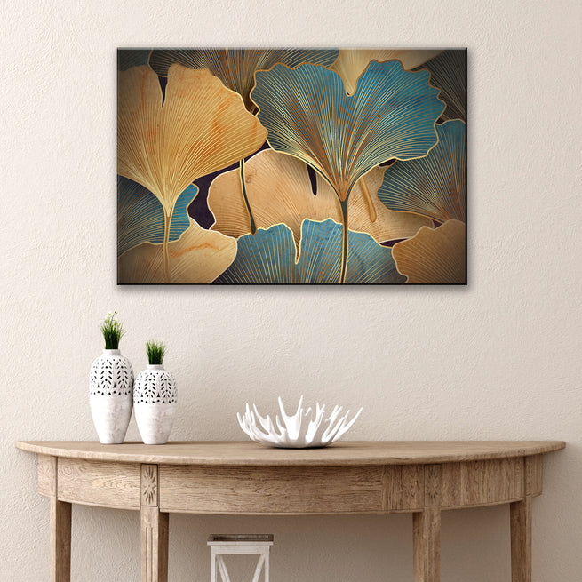 Glorious Gingko Leaves Canvas Wall Art - Image by Tailored Canvases