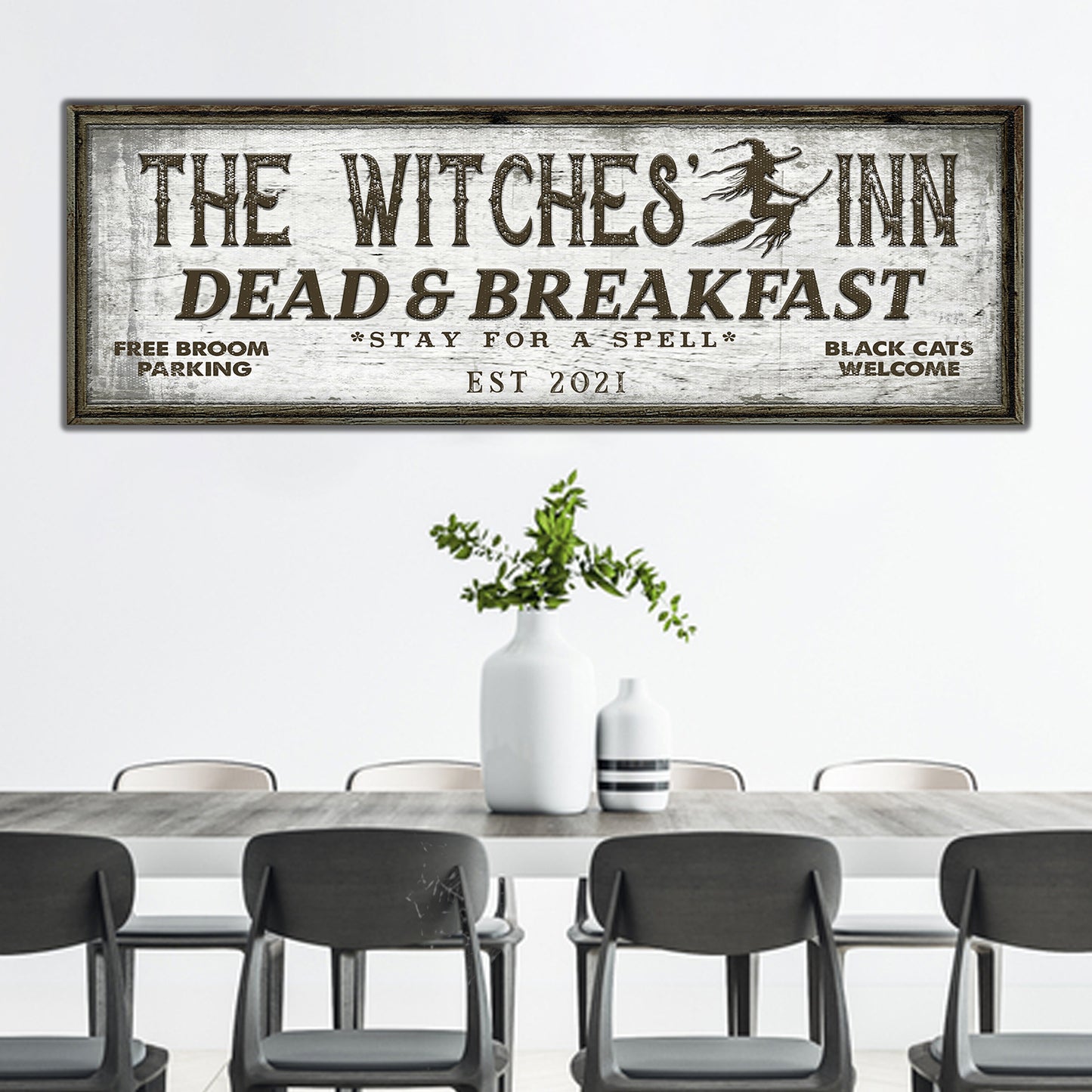 The Witches Inn Sign II - Image by Tailored Canvases