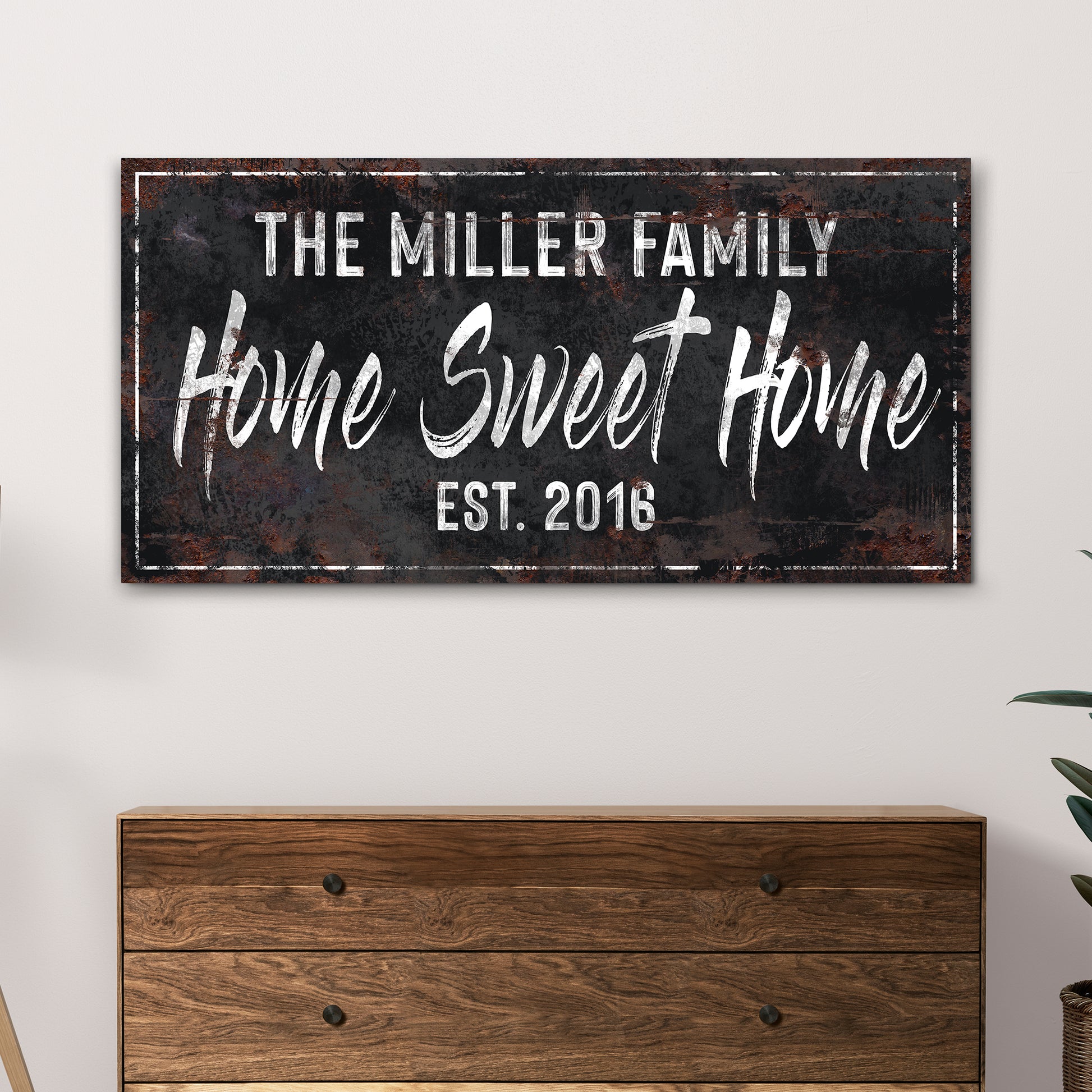 Home Sweet Home Sign II | Customizable Canvas - Image by Tailored Canvases