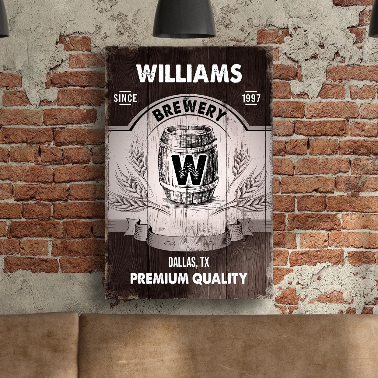 Premium Quality Brewery Sign - Image by Tailored Canvases