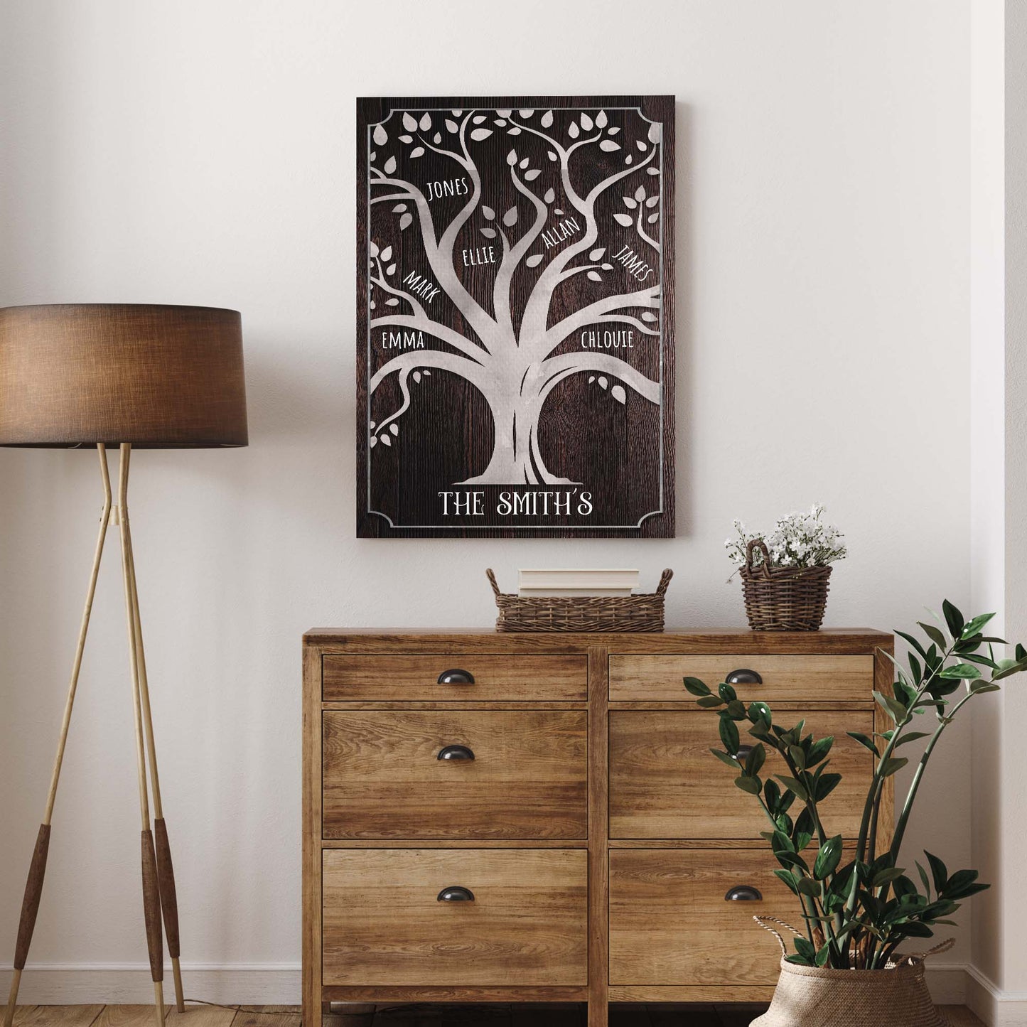 Family Tree Sign III | Customizable Canvas  - Image by Tailored Canvases