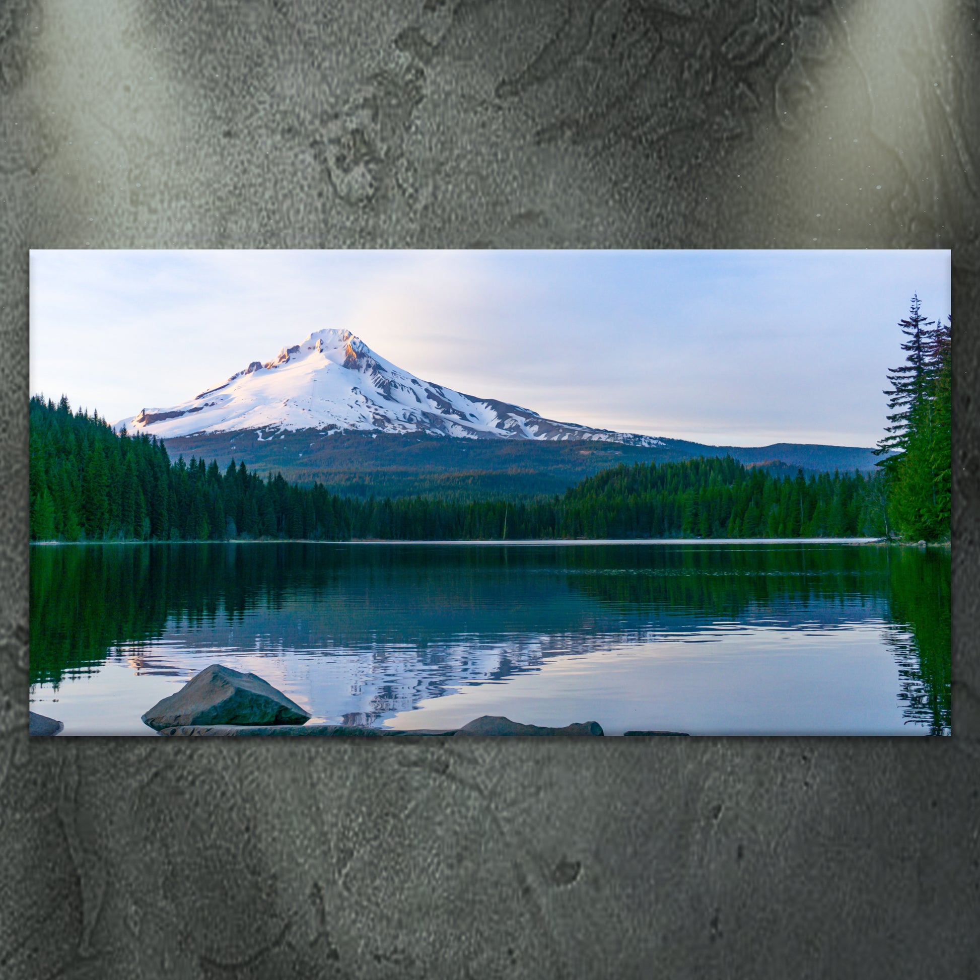 Mount Hood National Forest Panorama Canvas Wall Art - Image by Tailored Canvases