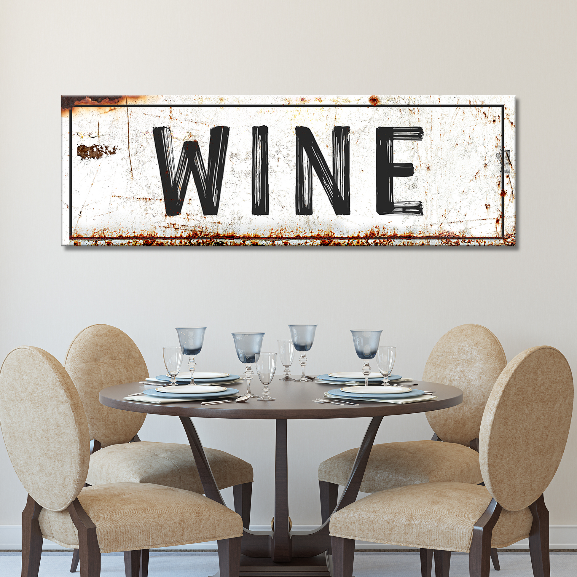 Wine Sign - Image by Tailored Canvases