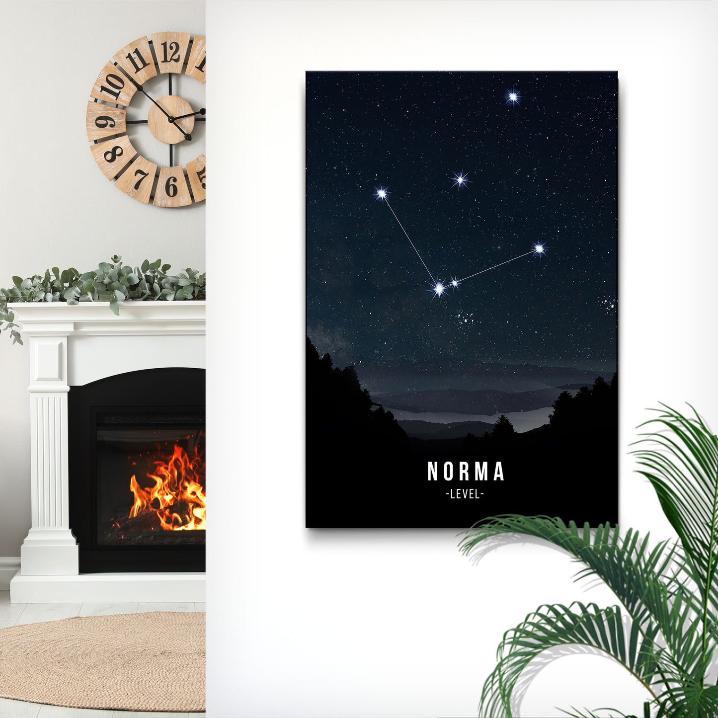 Norma Constellation Canvas Wall Art  - Image by Tailored Canvases