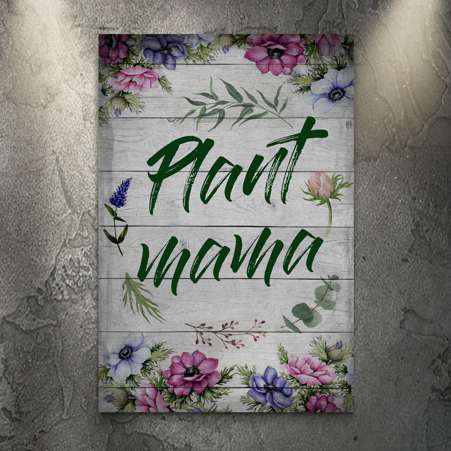 Plant Mama Botanical Sign - Image by Tailored Canvases