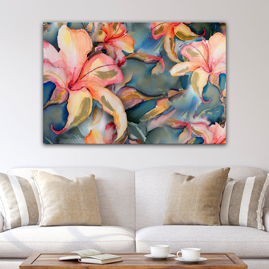 Pastel Flower Painting - Image by Tailored Canvases