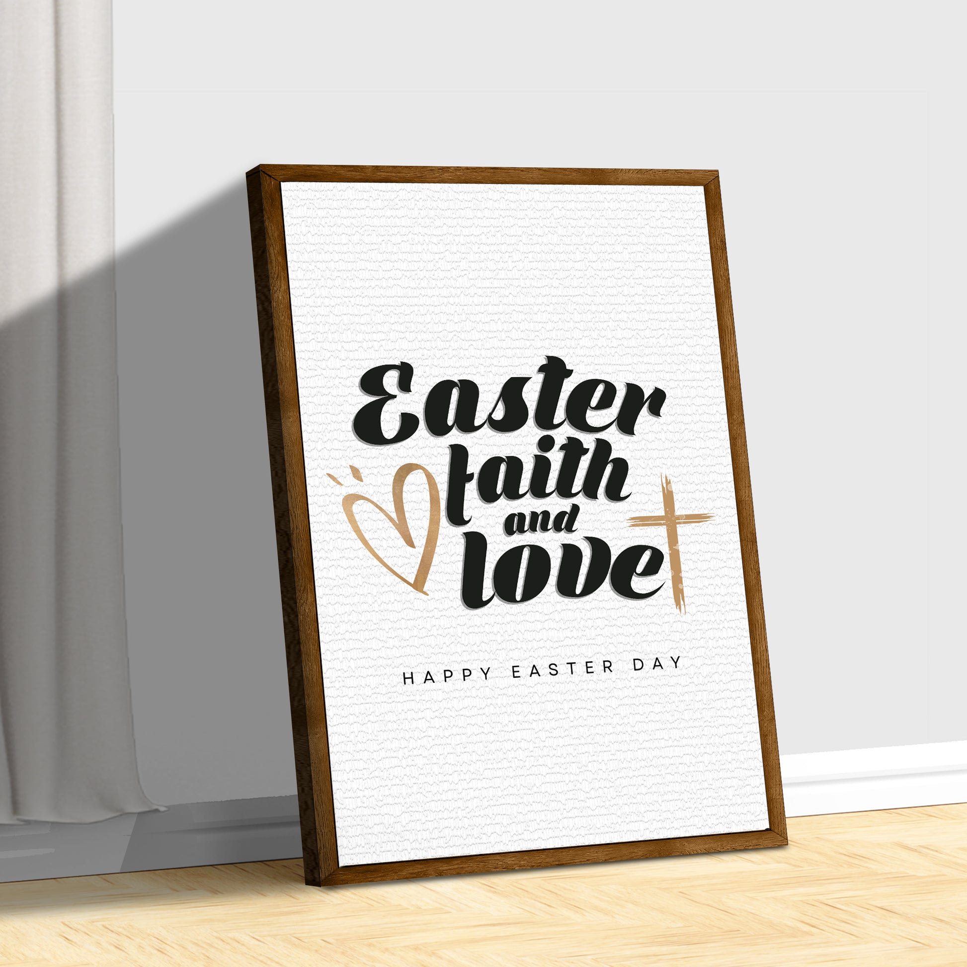 Easter Faith , Easter Love Sign Style 2 - Image by Tailored Canvases