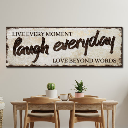 Live Laugh Love Sign V  - Image by Tailored Canvases