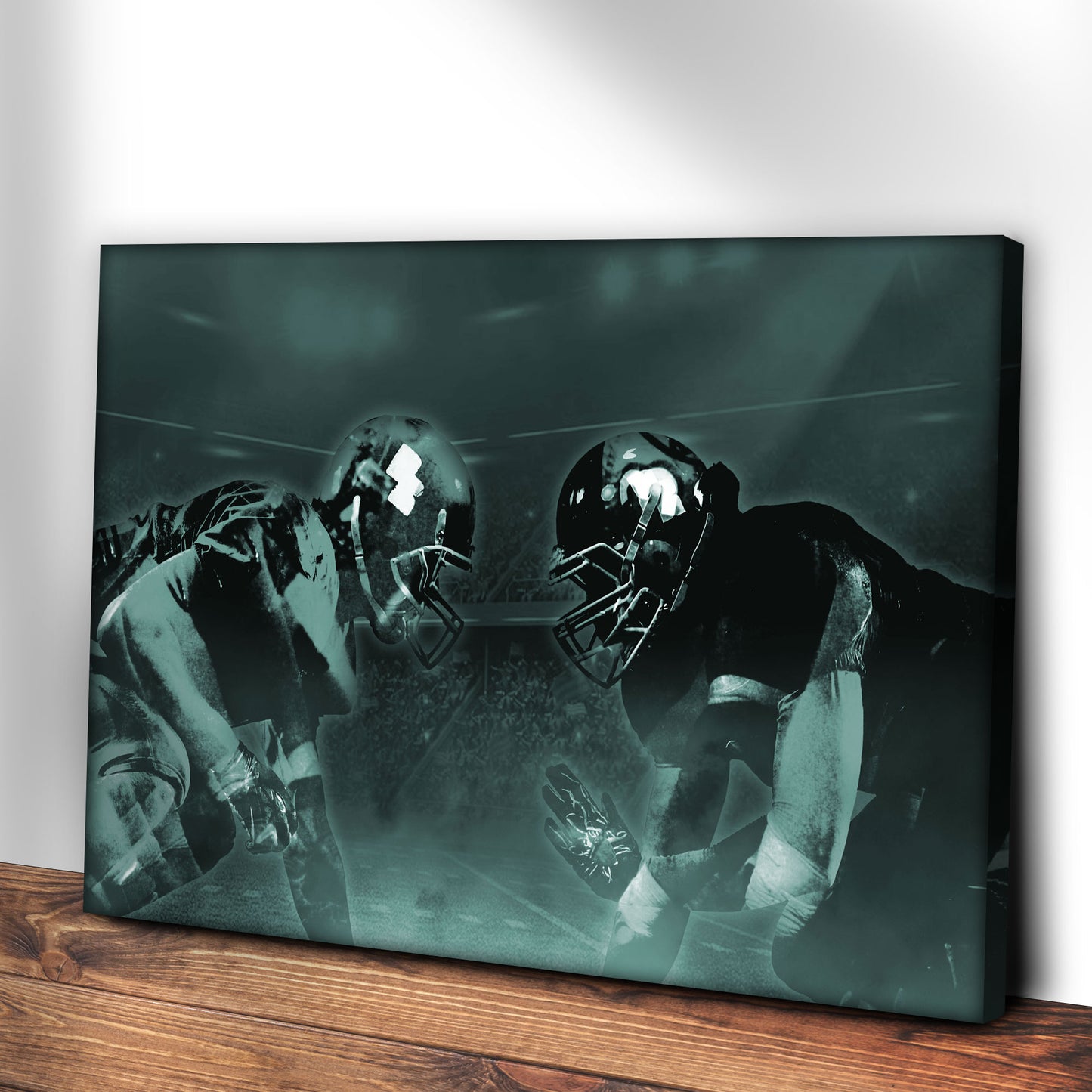 Football Clash Canvas Wall Art Style 2 - Image by Tailored Canvases
