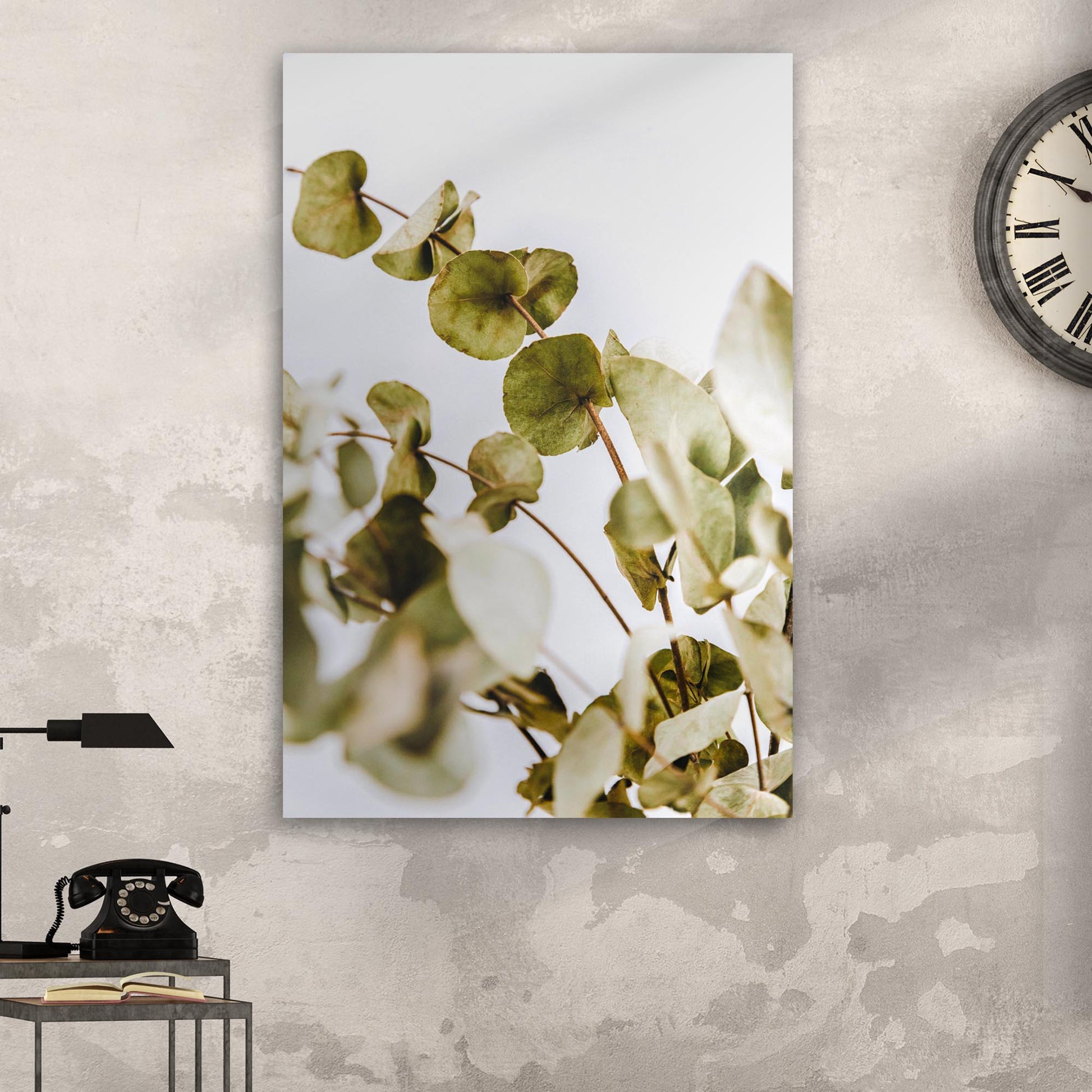 Dried Eucalyptus Canvas Wall Art Style 2 - Image by Tailored Canvases