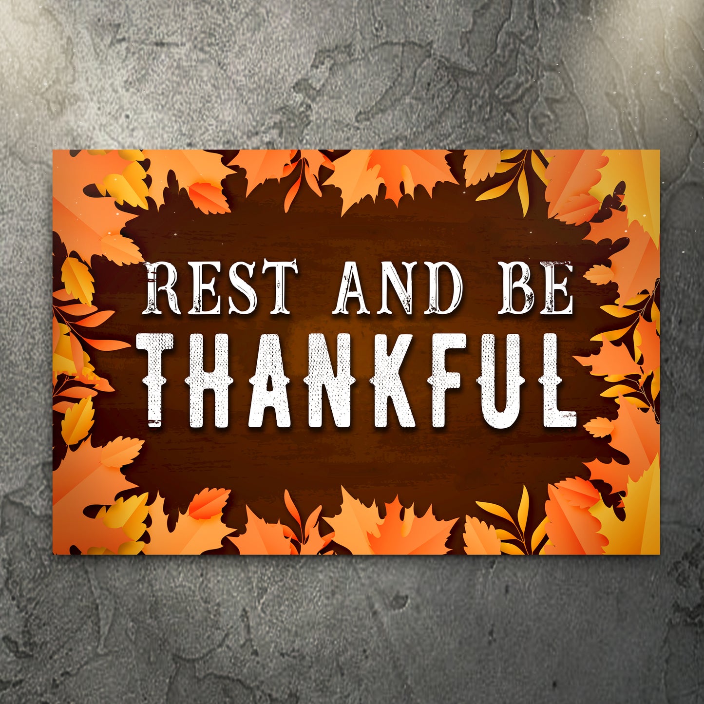 Rest And Be Thankful Sign - Image by Tailored Canvases