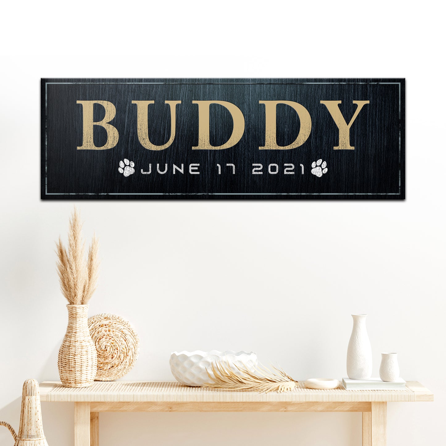 Pet Name Sign - Image by Tailored Canvases