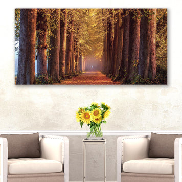 Autumn Trail Canvas Wall Art