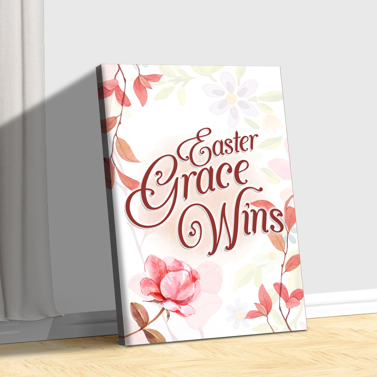 Easter Grace Wins Sign Style 2 - Image by Tailored Canvases