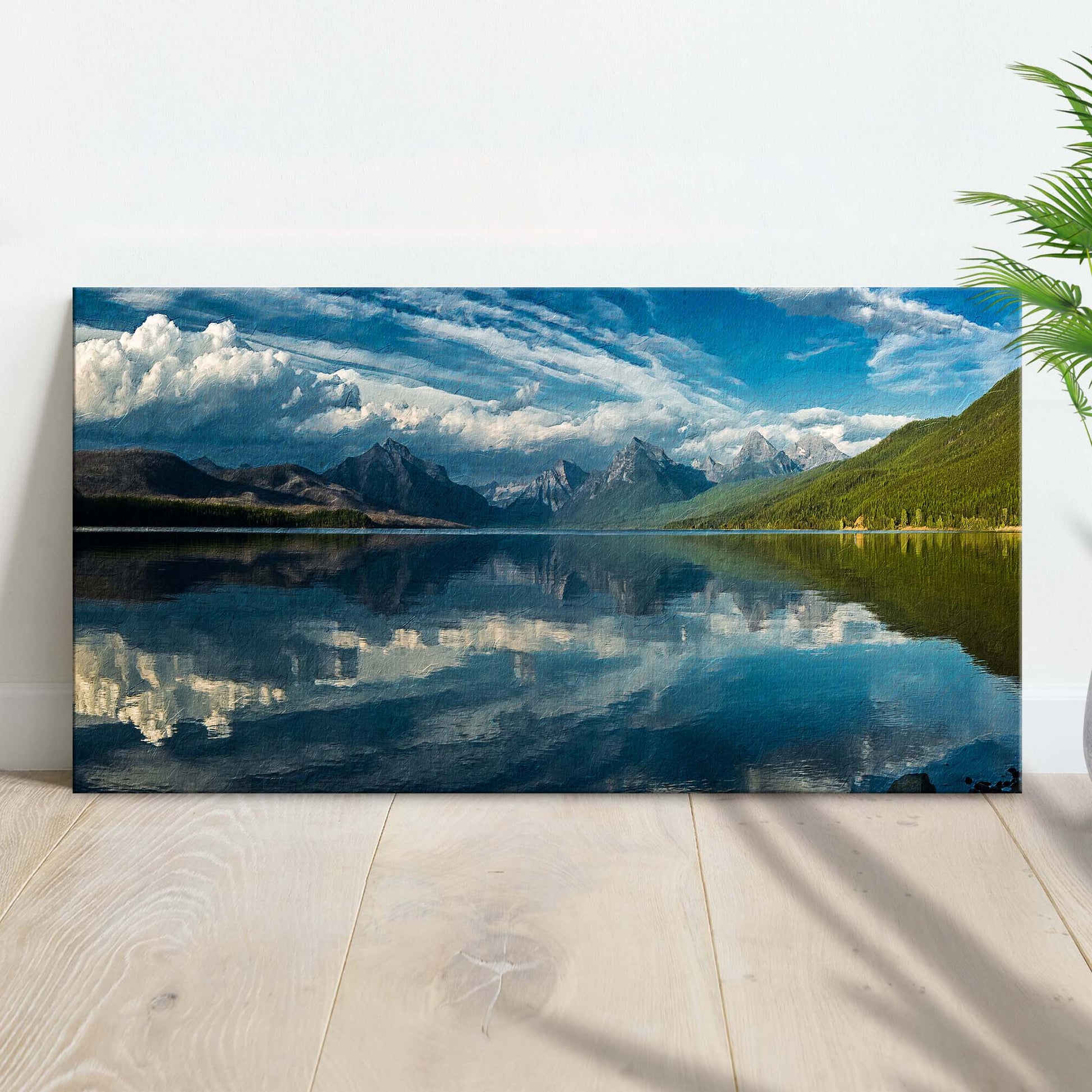 Lake McDonald Montana Canvas Wall Art - Image by Tailored Canvases