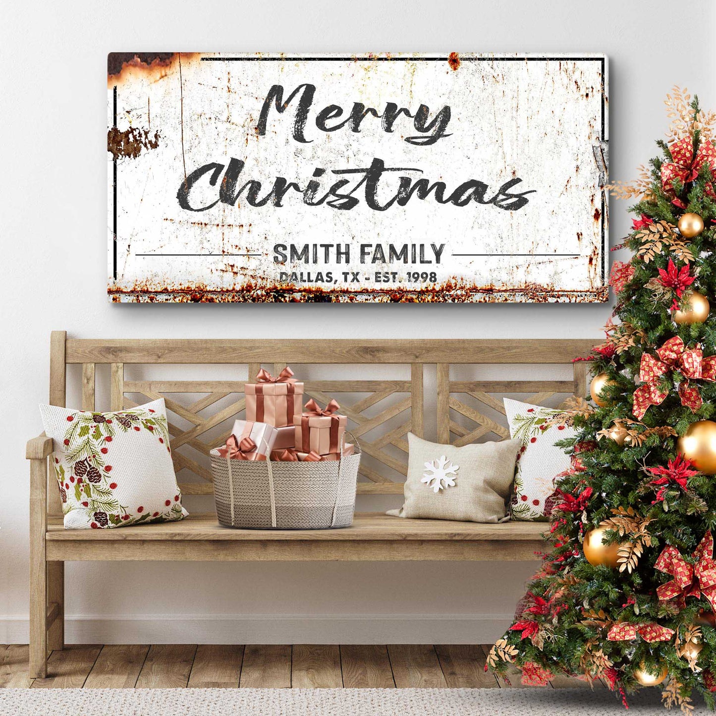 Merry Christmas Sign II  - Image by Tailored Canvases