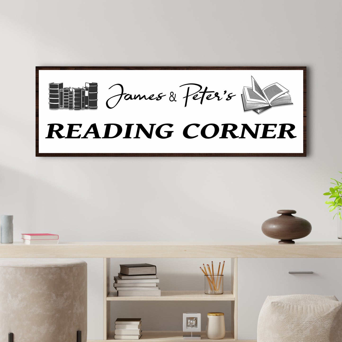 Reading Corner Sign  - Image by Tailored Canvases