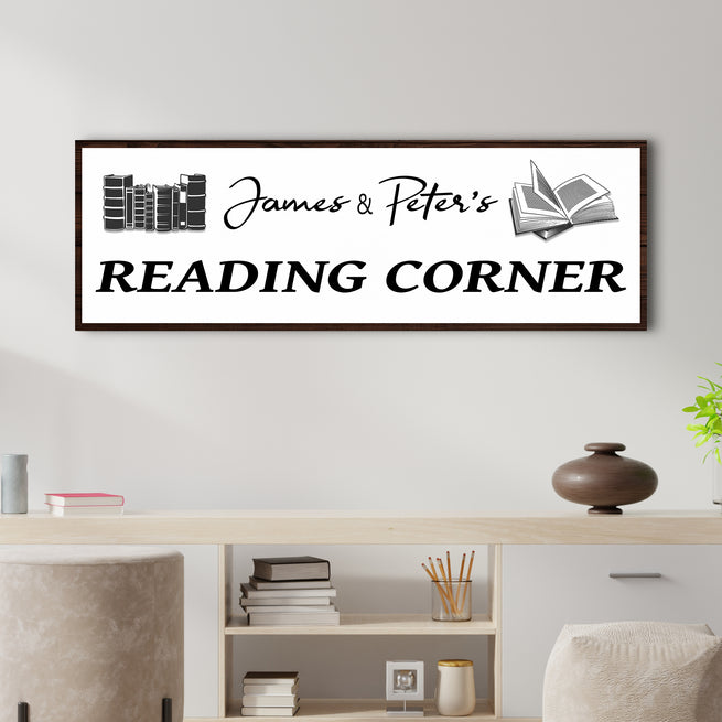 Reading Corner Sign | Customizable Canvas by Tailored Canvases
