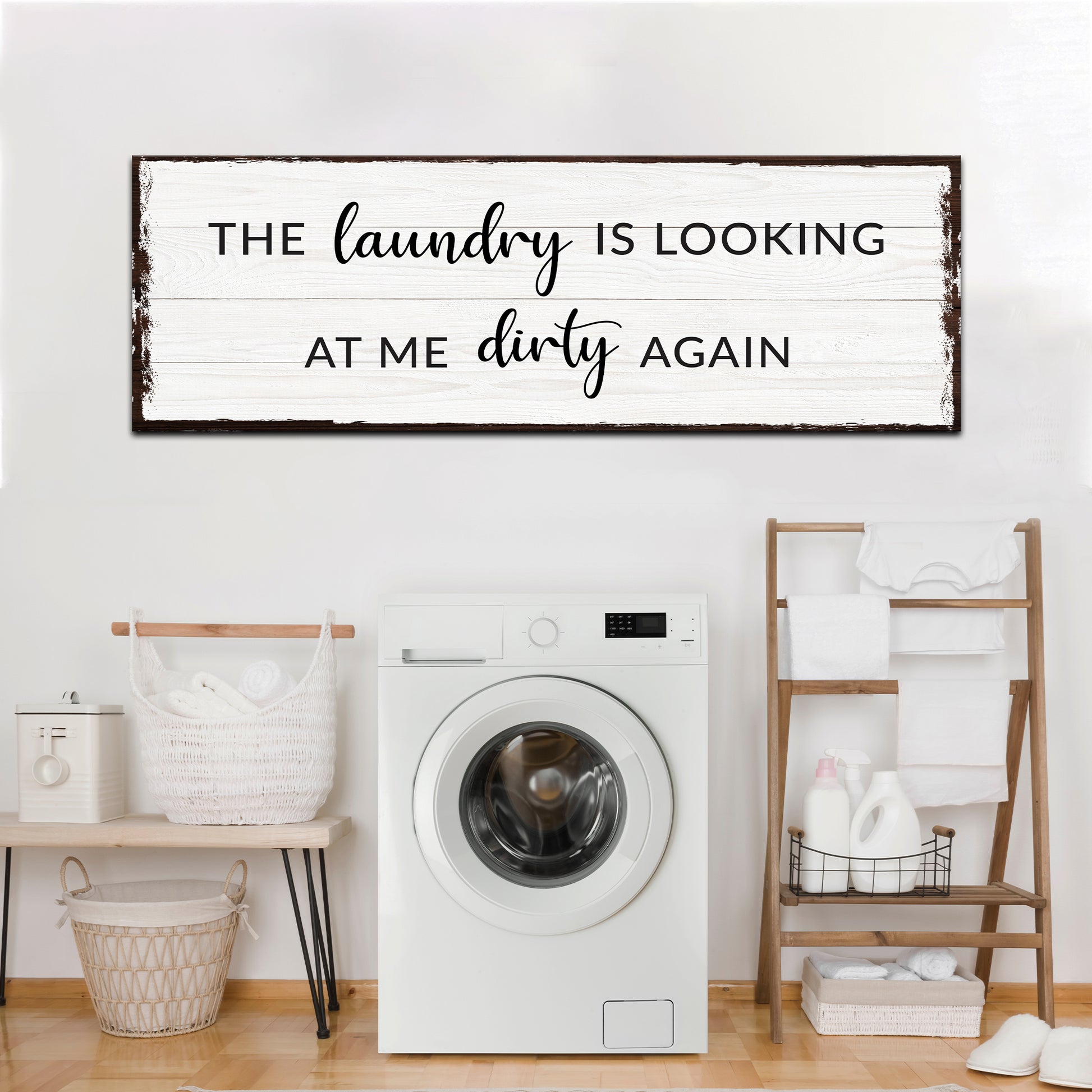 Dirty Laundry Sign III - Image by Tailored Canvases