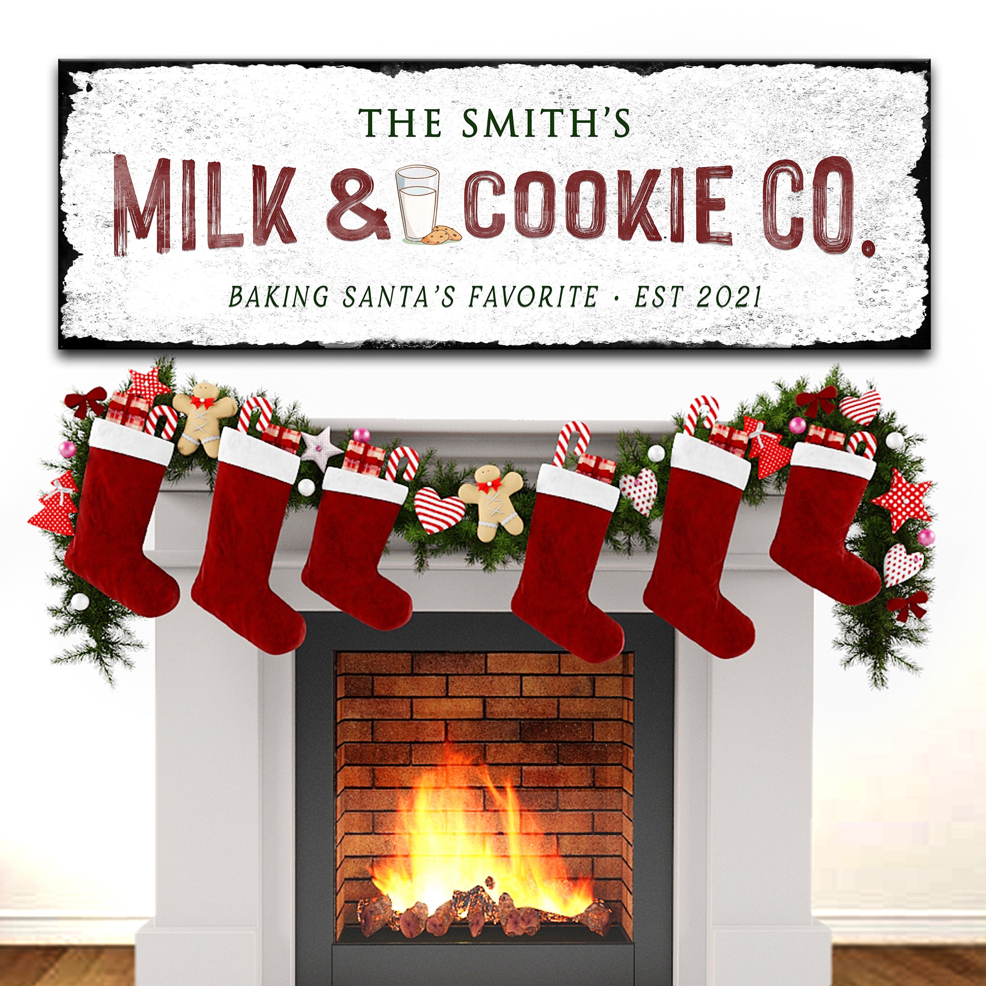 Milk & Cookie Co. Sign  - Image by Tailored Canvases