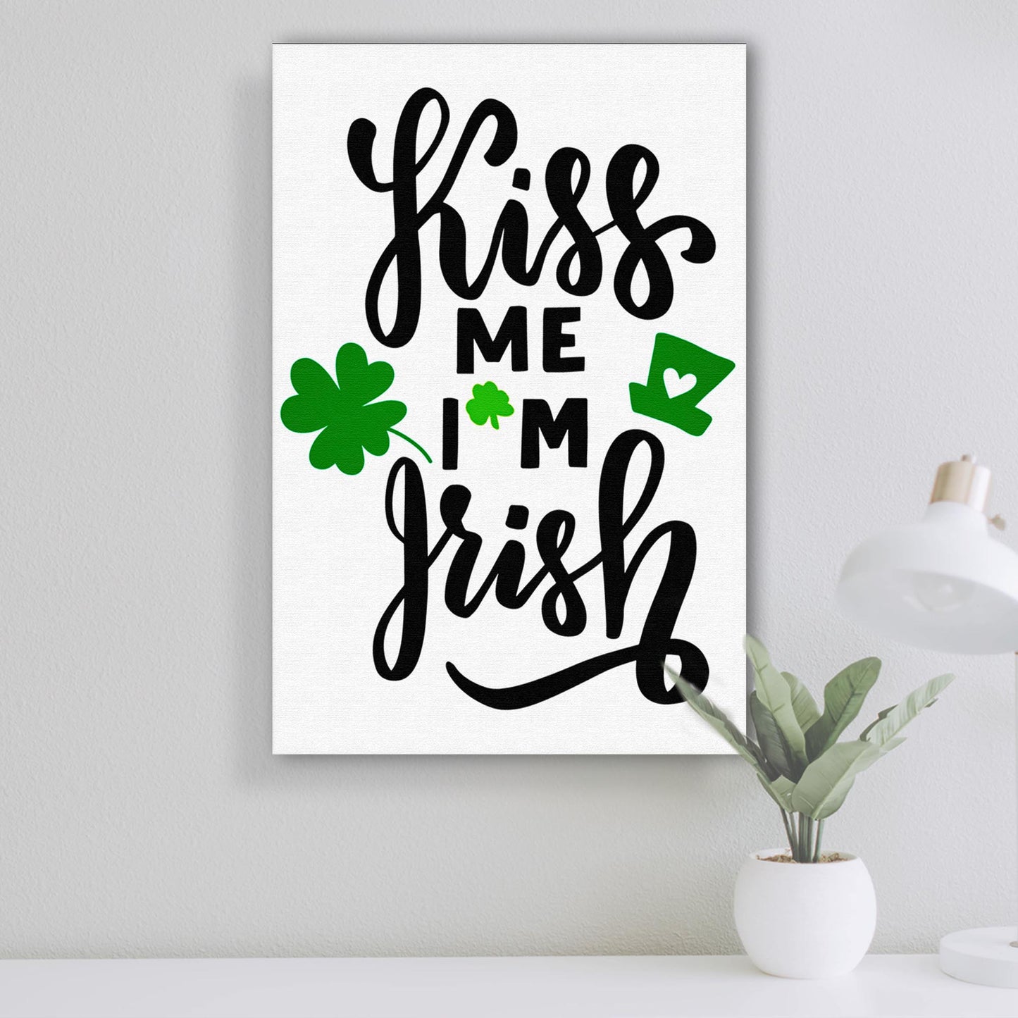 Kiss Me, I'm Irish Sign II  - Image by Tailored Canvases