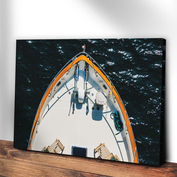 Boat Yacht View Aboard Canvas Wall Art