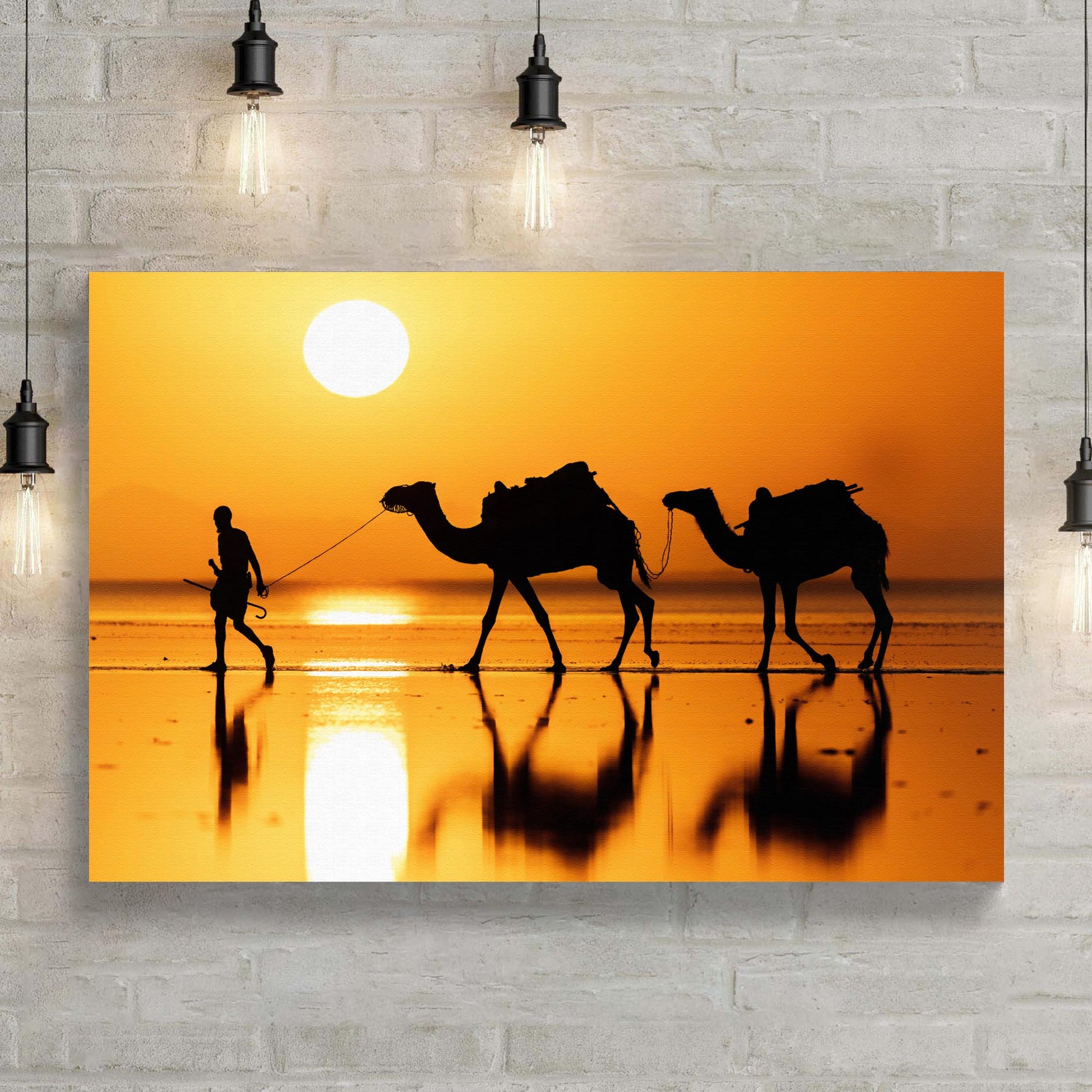 Sunset Camel Trail Canvas Wall Art - Image by Tailored Canvases