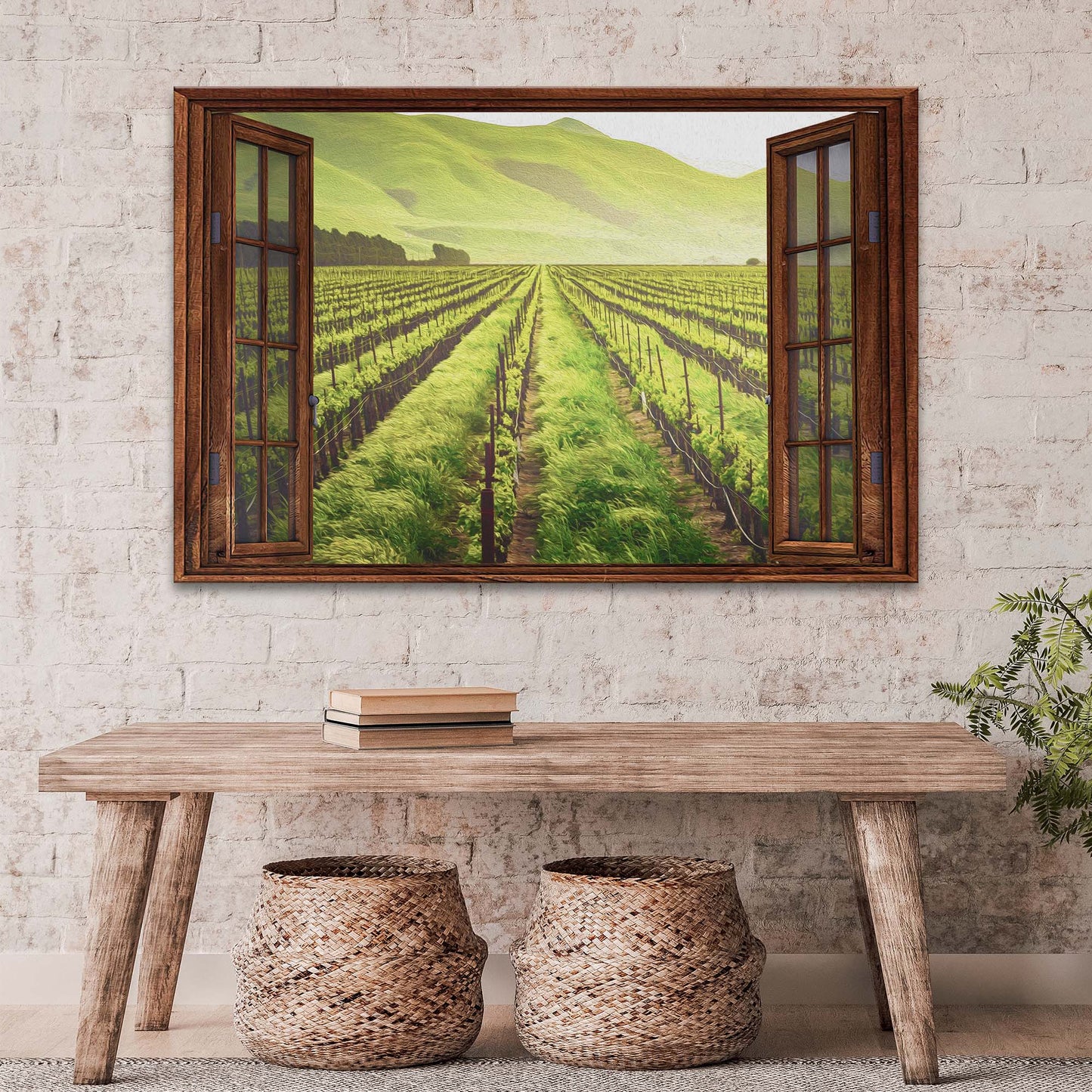 Vineyard Window Style 1 - Image by Tailored Canvases