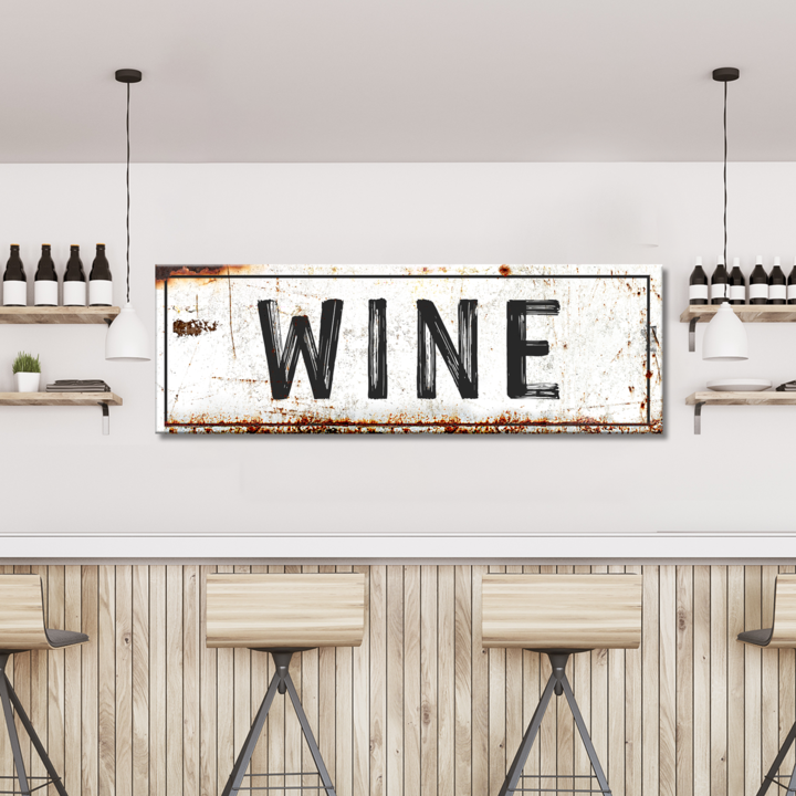 Wine Sign Style 1 - Image by Tailored Canvases