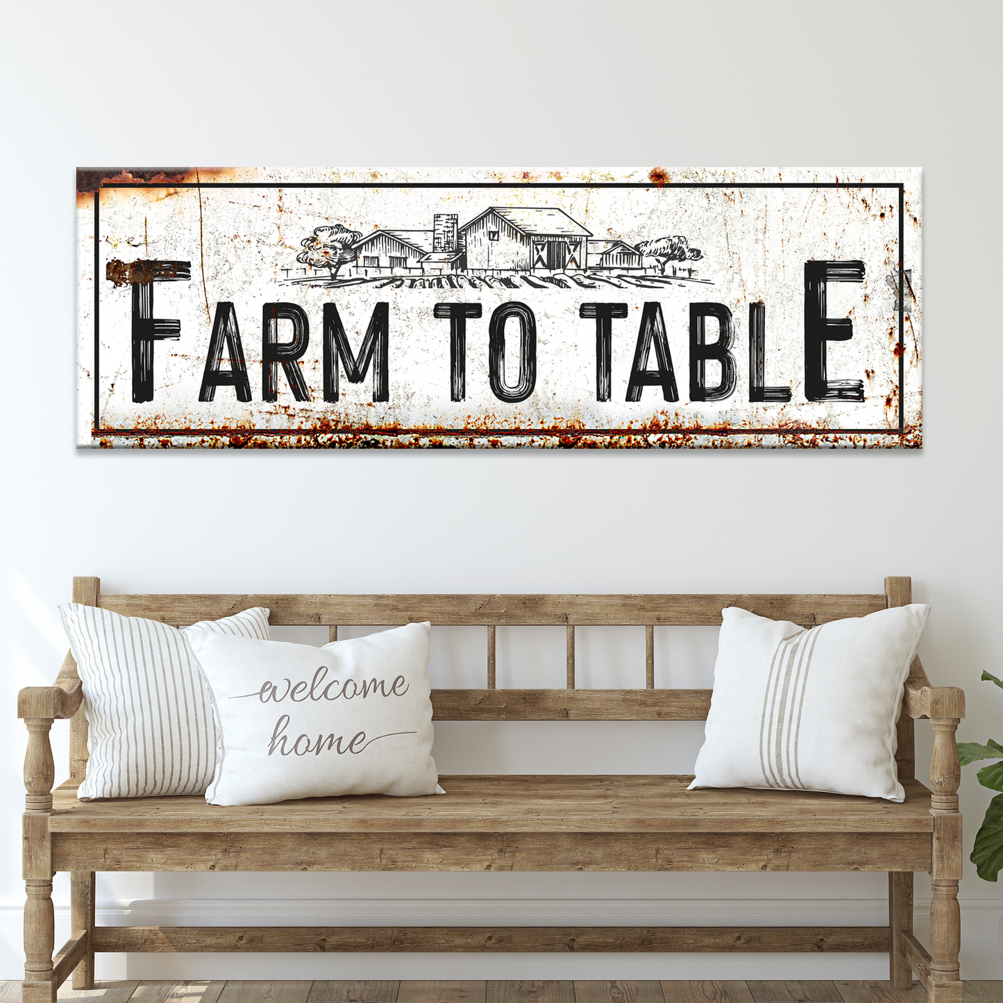 Farm To Table Sign Style 1 - Image by Tailored Canvases