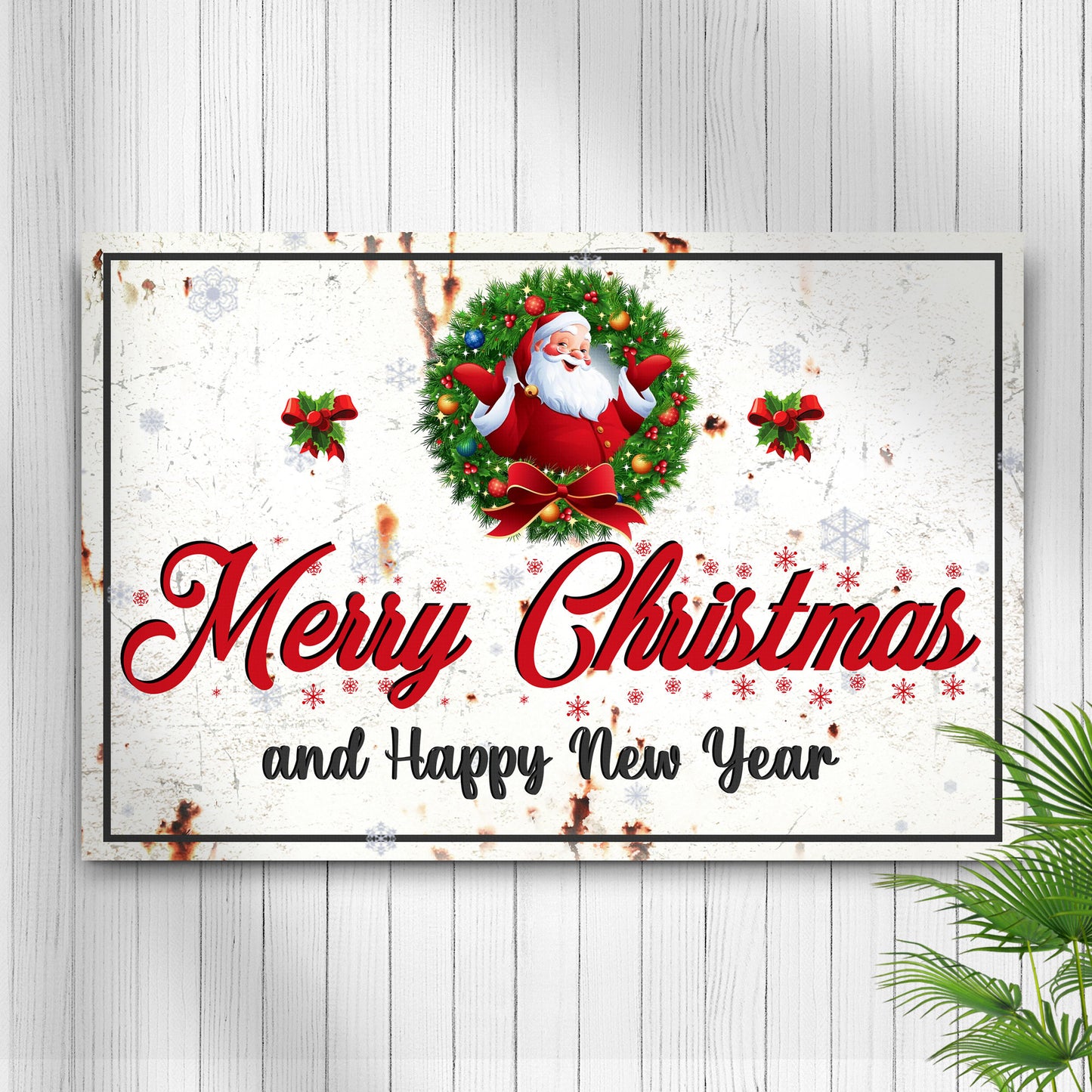 Merry Christmas Sign VI Style 1 - Image by Tailored Canvases 