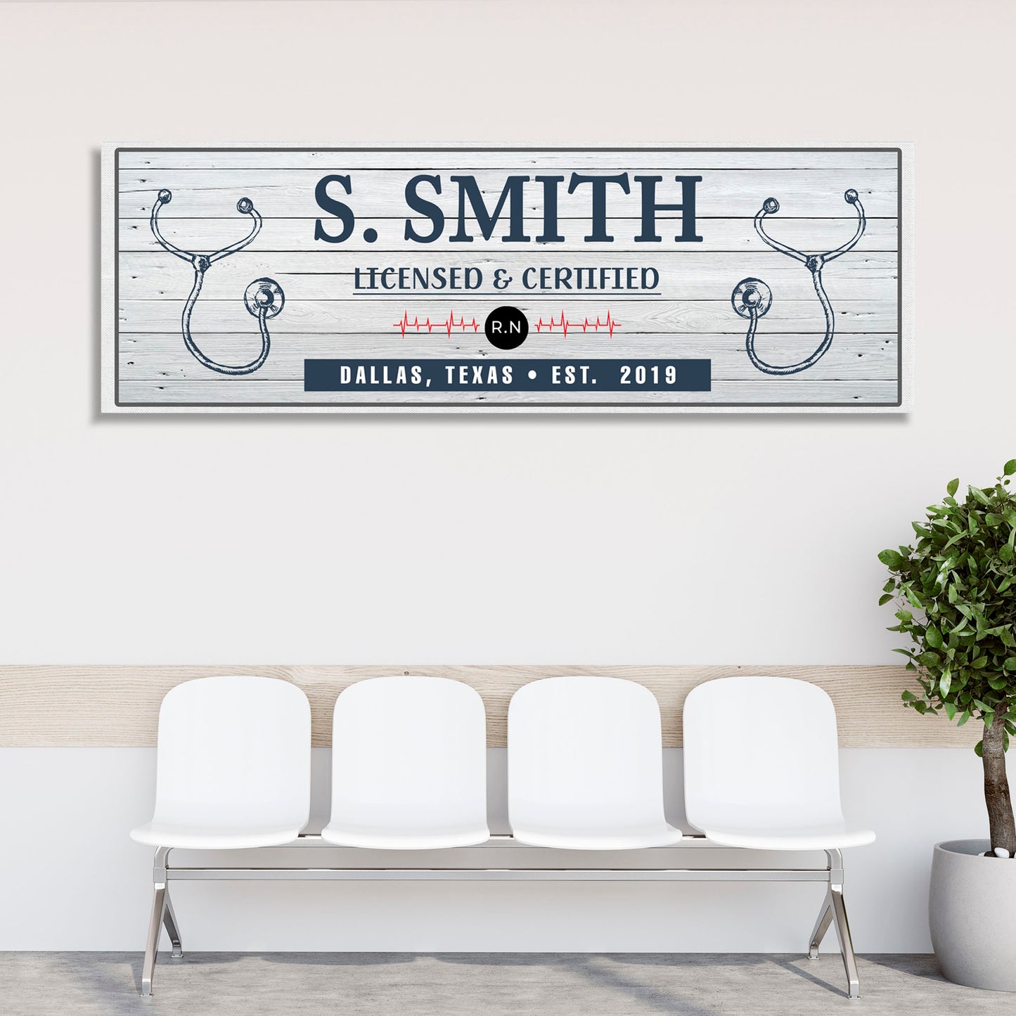 Registered Nurse Sign Style 2 - Image by Tailored Canvases