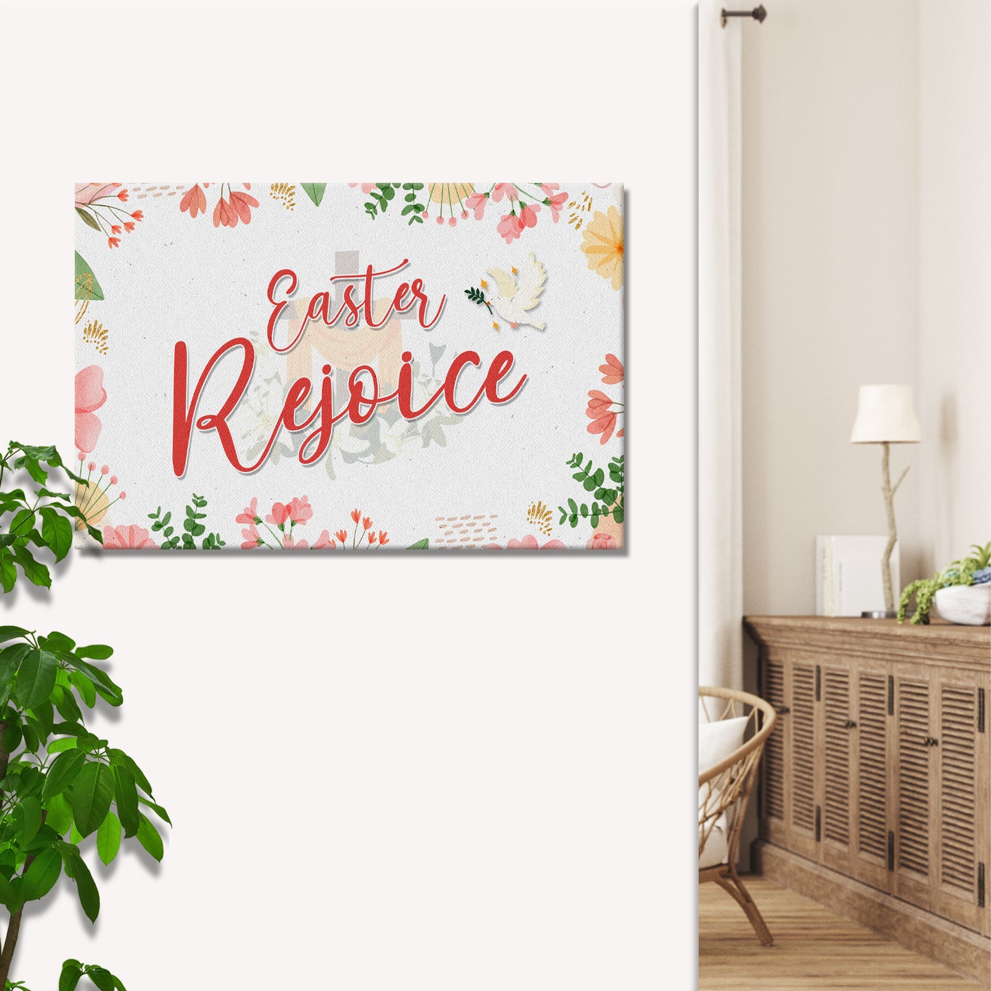 Easter Rejoice Sign Style 1 - Image by Tailored Canvases