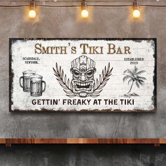 Tiki Bar Sign II - Image by Tailored Canvases