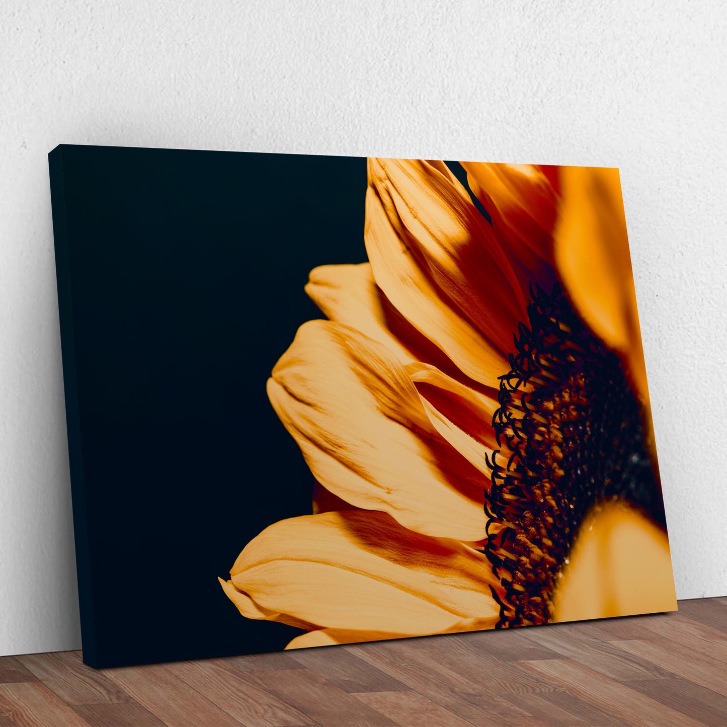 Sunflower Petals Canvas Wall Art Style 1 - Image by Tailored Canvases