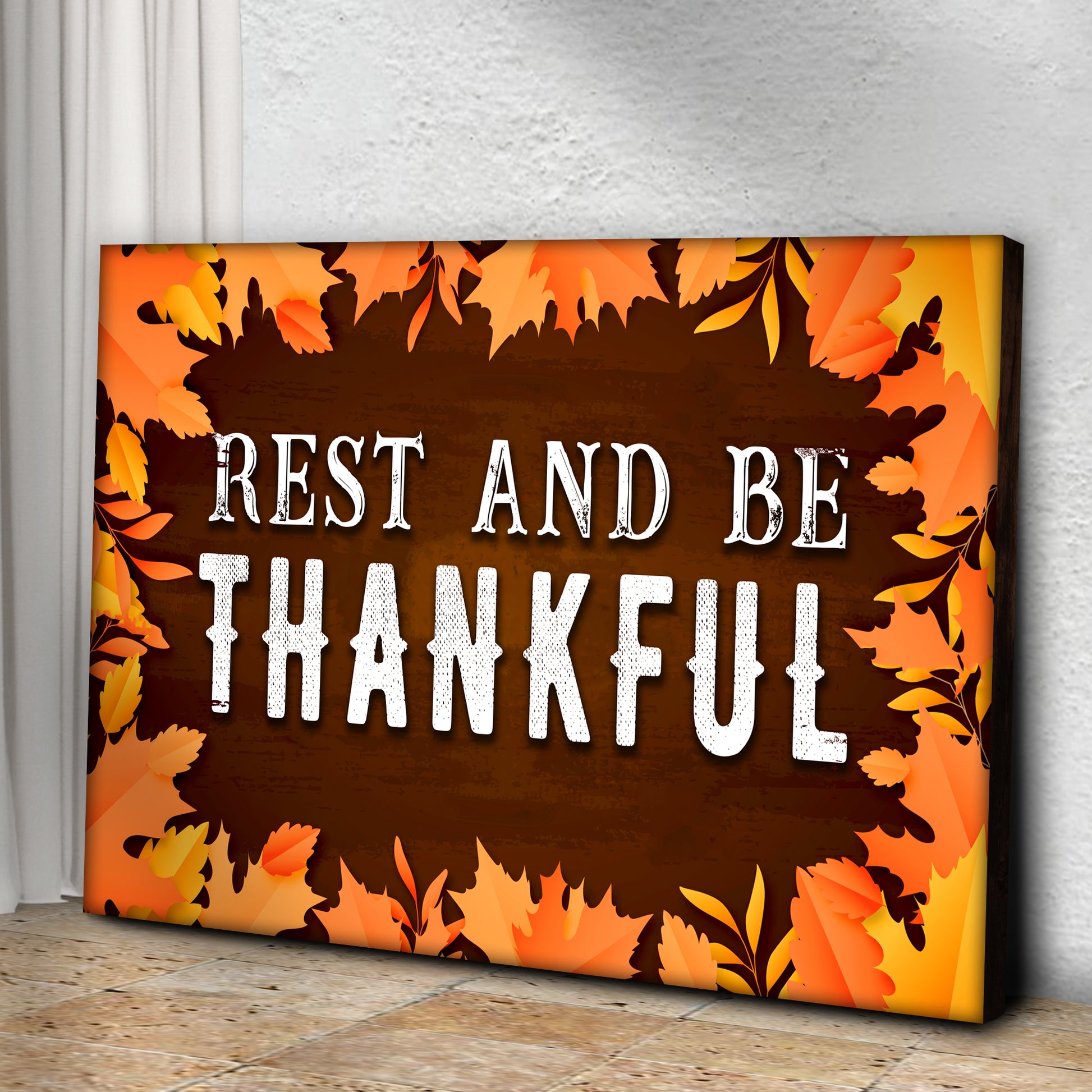 Rest And Be Thankful Sign Style 1 - Image by Tailored Canvases